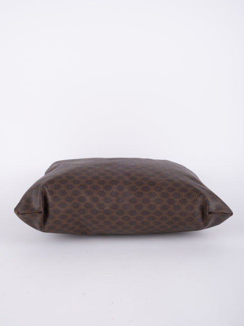 Celine Macadam Vintage Brown Tote Bag