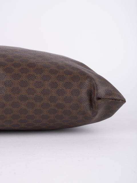 Celine Macadam Vintage Brown Tote Bag