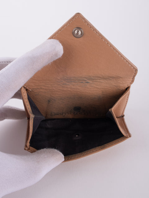 Balenciaga Mini Papier Wallet Nude