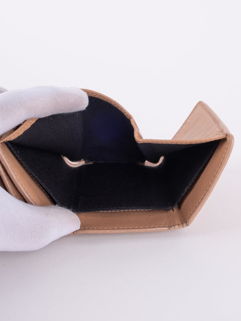 Balenciaga Mini Papier Wallet Nude