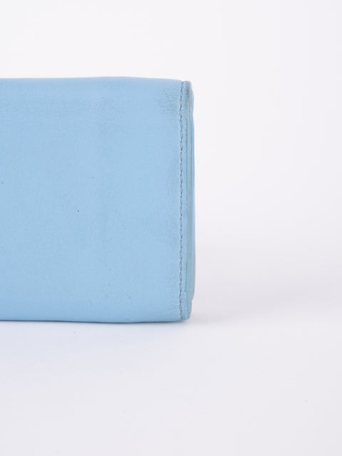 Balenciaga Mini Papier Wallet Blue