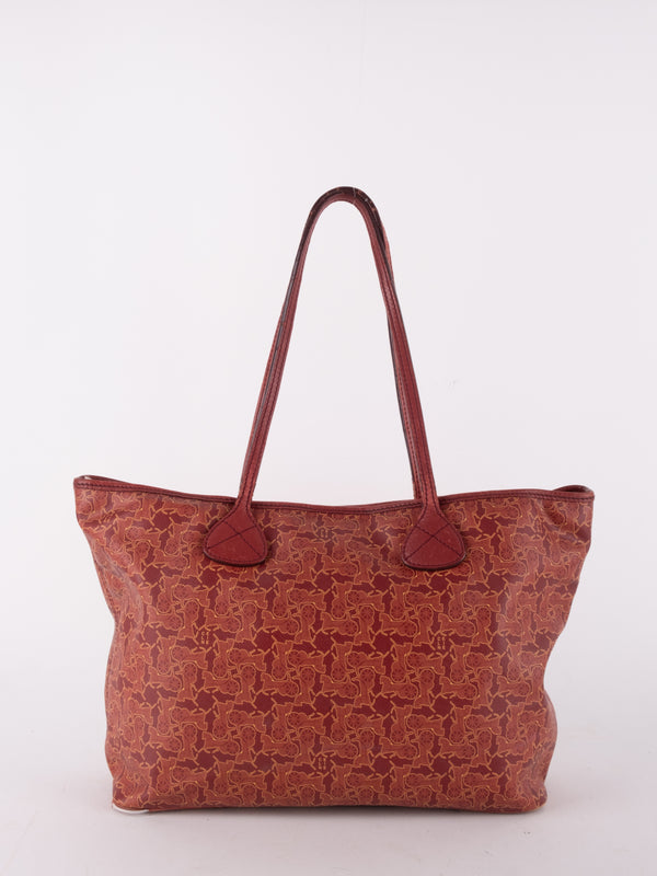 Celine Monogram Tote Rust