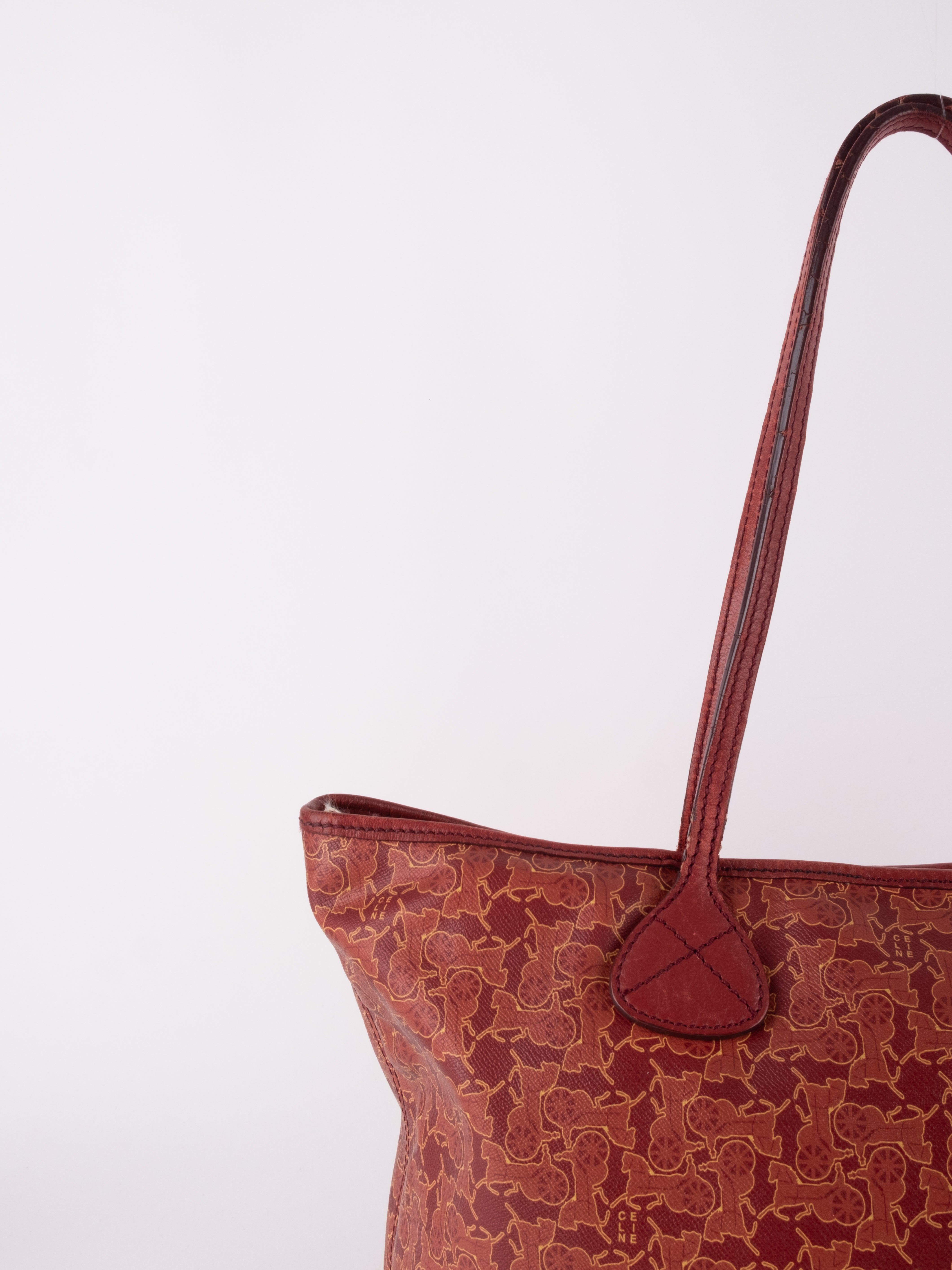 Celine Monogram Tote Rust