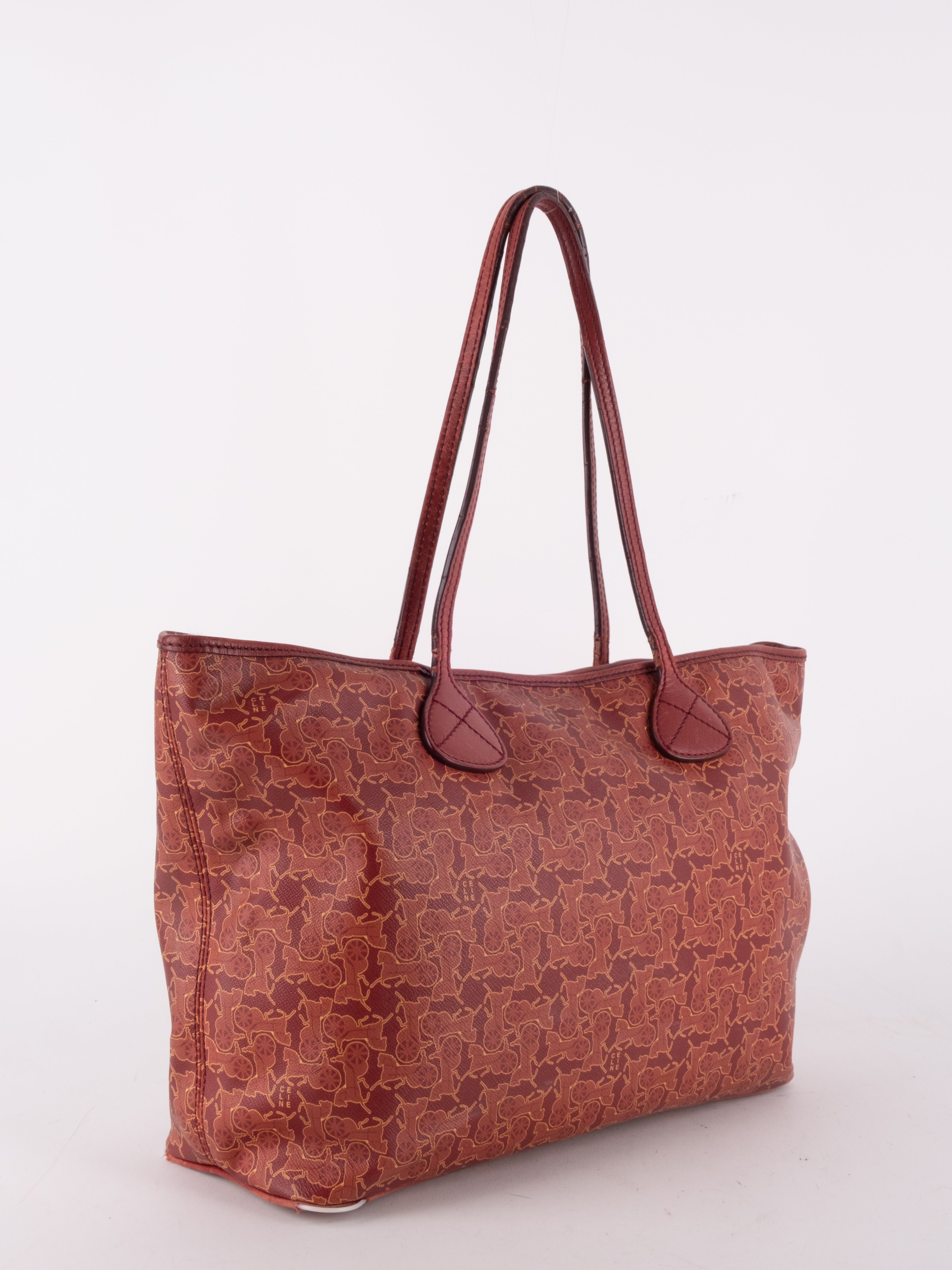 Celine Monogram Tote Rust
