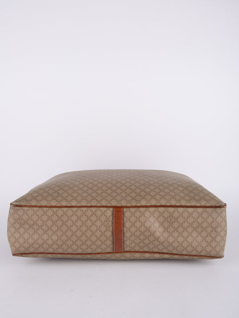Celine Macadam Vintage Beige Large Shopping Tote