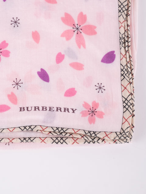 BURBERRY cotton scarf