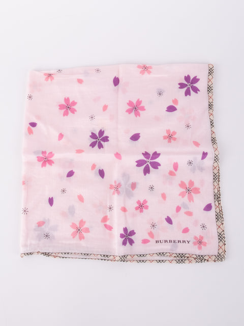 BURBERRY cotton scarf