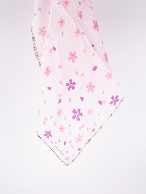 BURBERRY cotton scarf