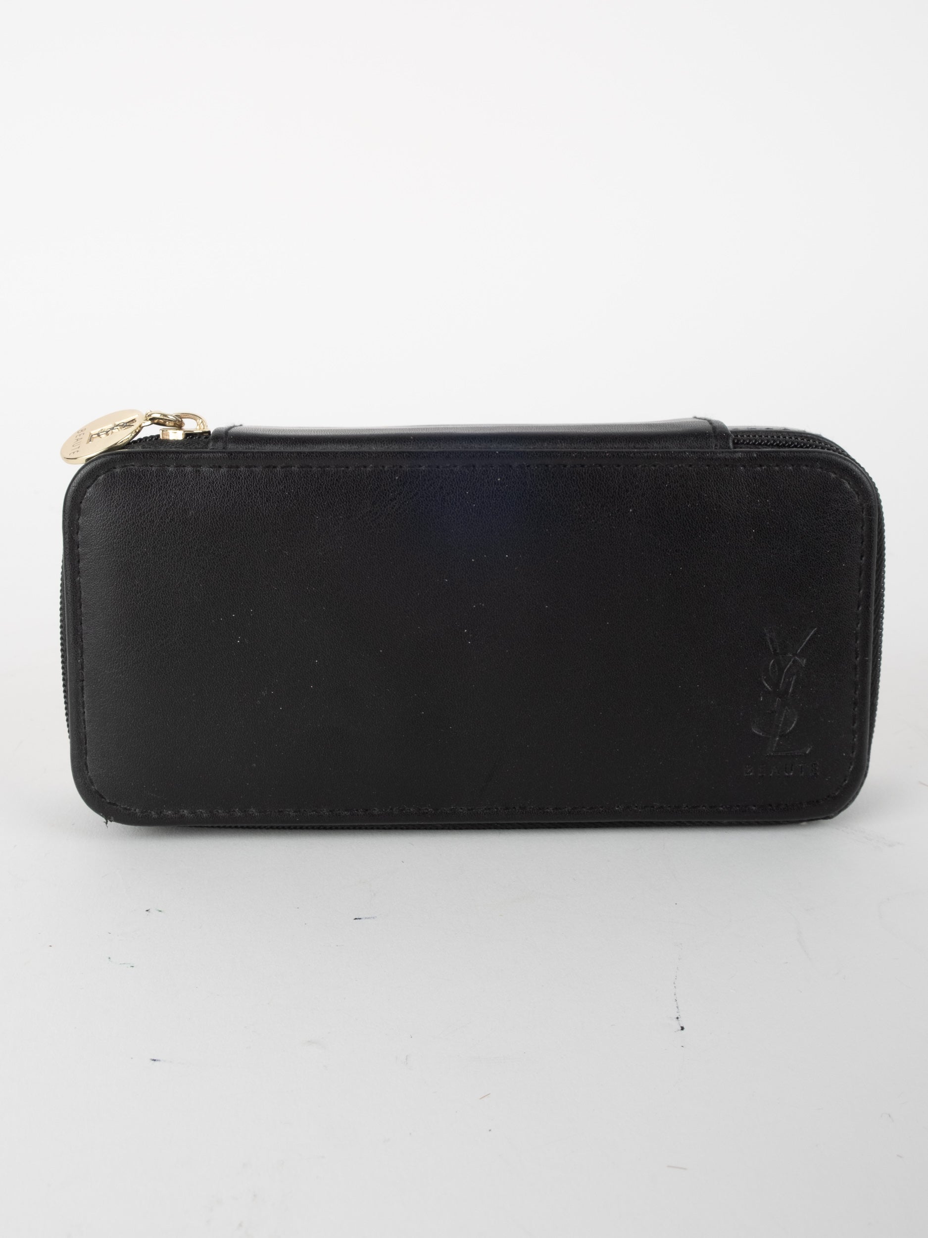 SAINT LAURENT Beauty Long Black Pouch