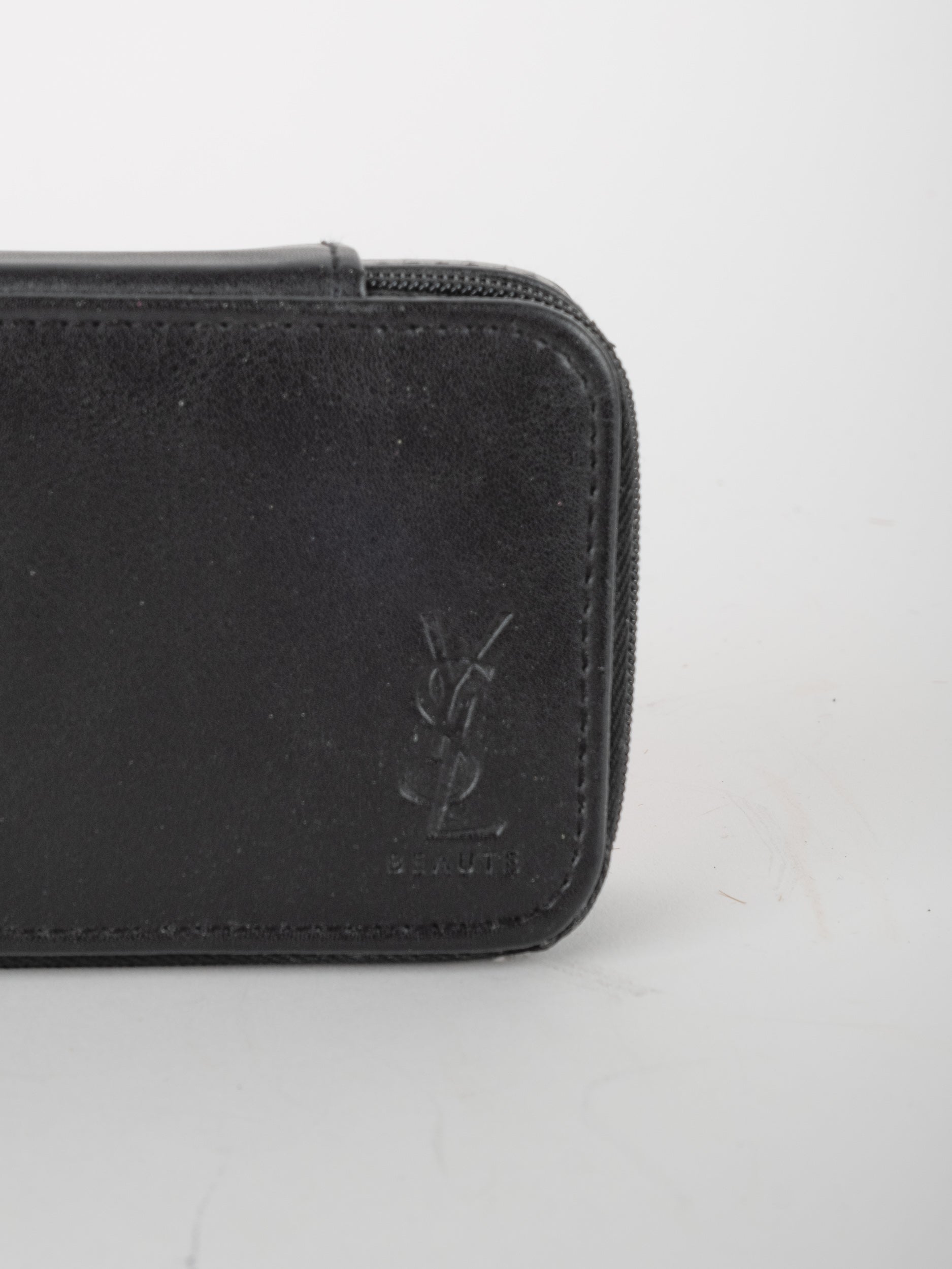SAINT LAURENT Beauty Long Black Pouch