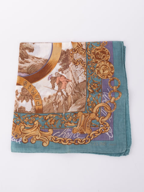 CELINE cotton scarf