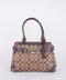 Coach Signature Vintage Brown Satchel Bag