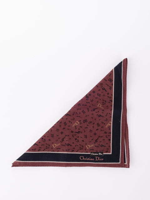 Dior cotton scarf