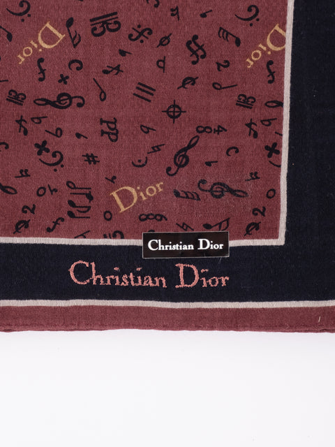 Dior cotton scarf