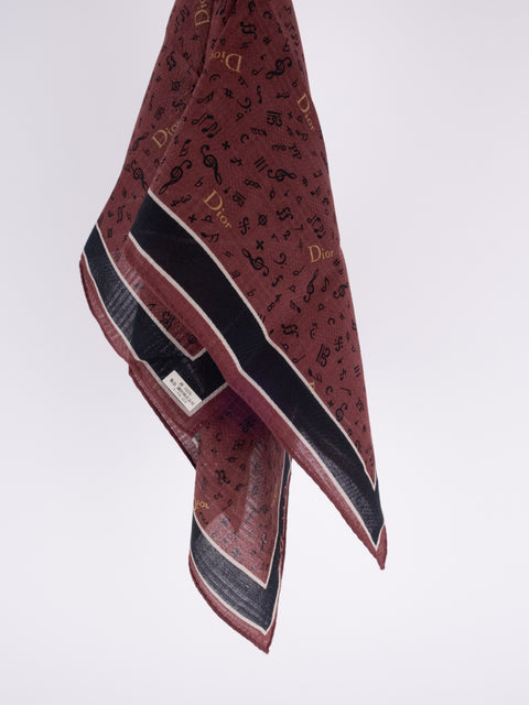 Dior cotton scarf