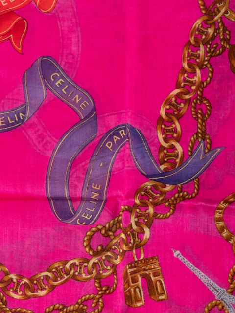 CELINE cotton scarf
