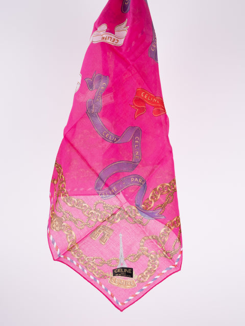 CELINE cotton scarf