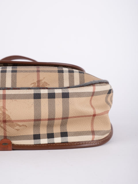 Burberry Check Flap Shoulder Bag