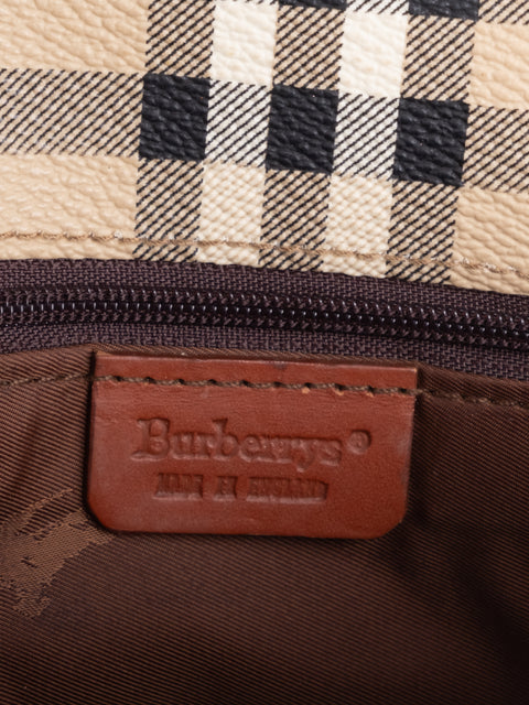 Burberry Check Flap Shoulder Bag