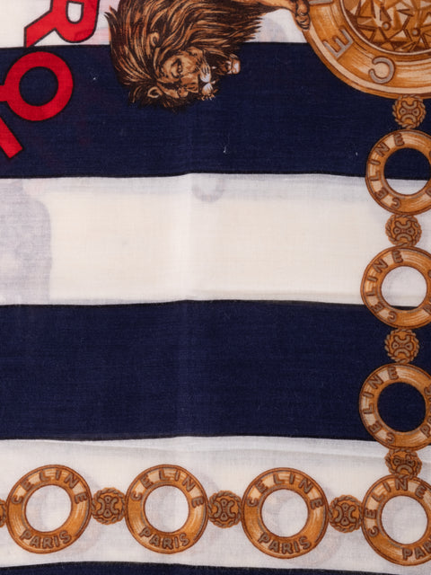 CELINE cotton scarf