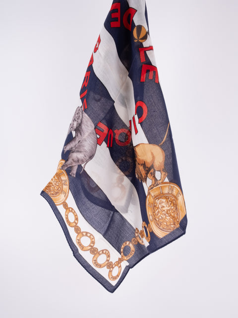 CELINE cotton scarf
