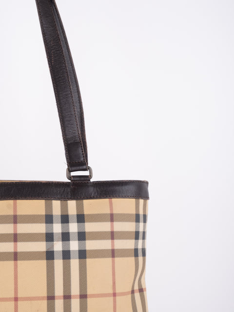 Burberry Check Tote Bag