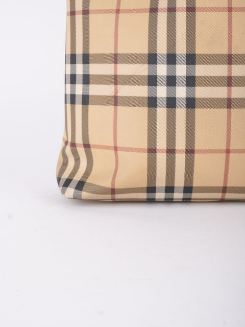 Burberry Check Tote Bag