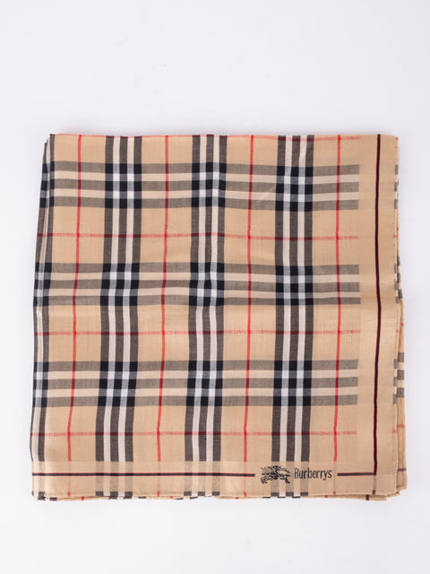Burberry Vintage Cotton Scarf