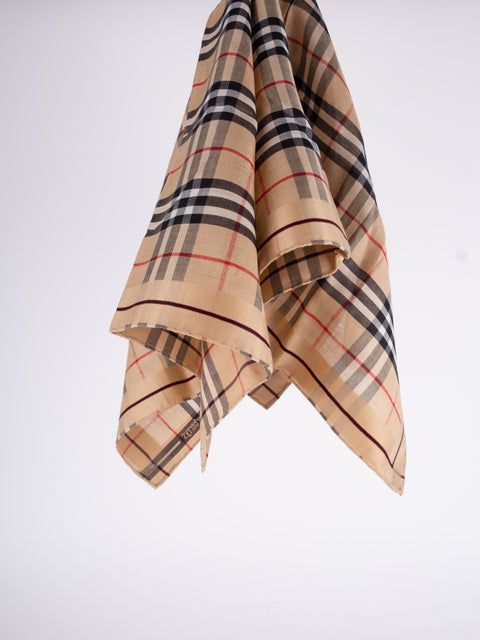 Burberry Vintage Cotton Scarf