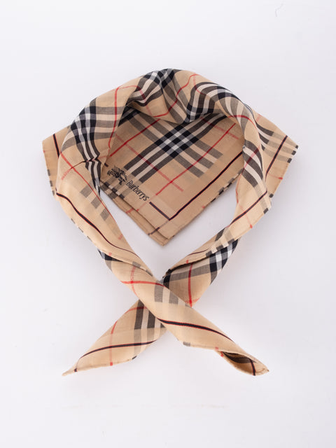 Burberry Vintage Cotton Scarf