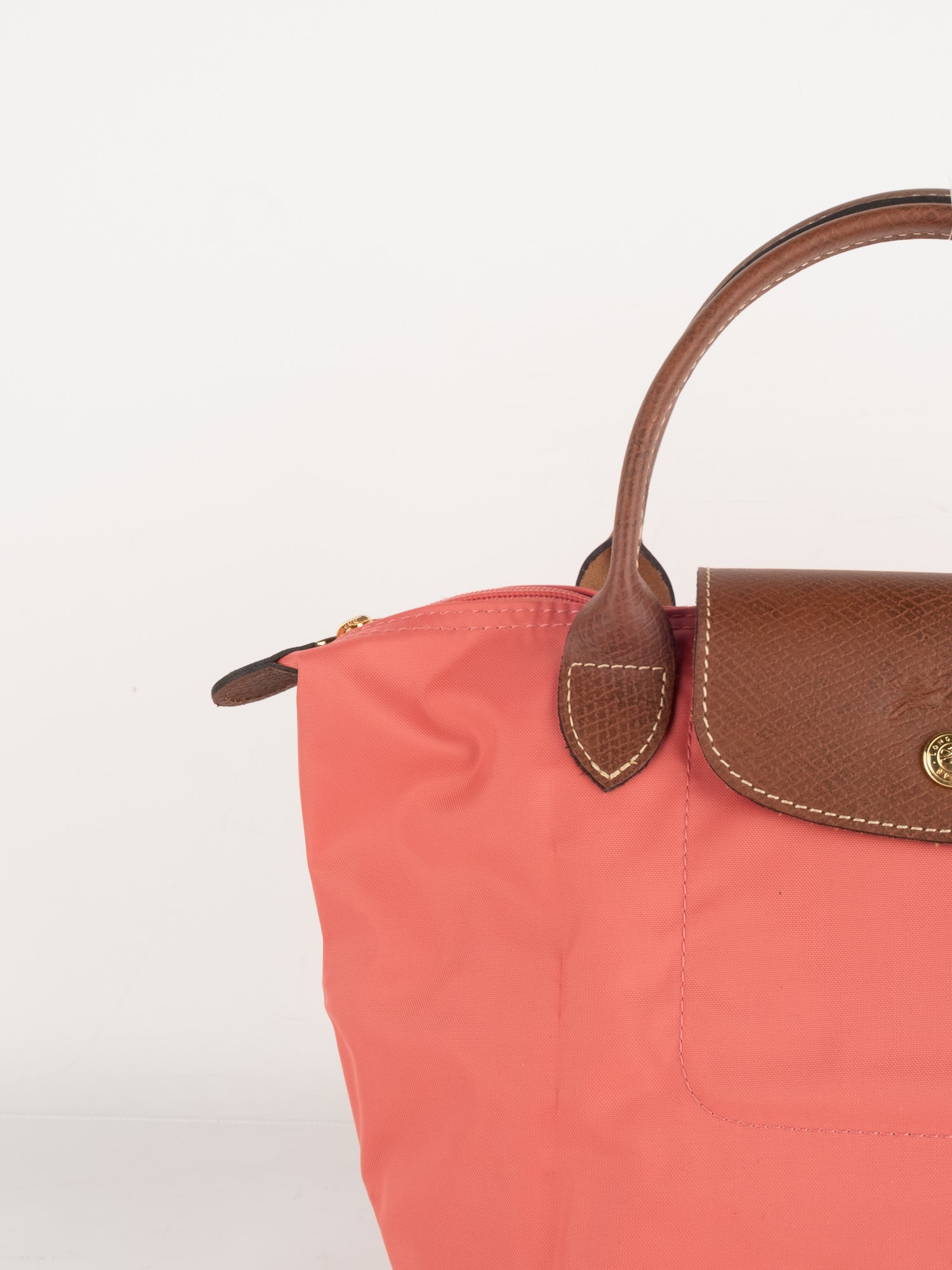 Longchamp Le Pliage Coral Small Tote