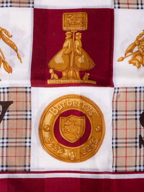 Burberry Vintage Cotton Scarf