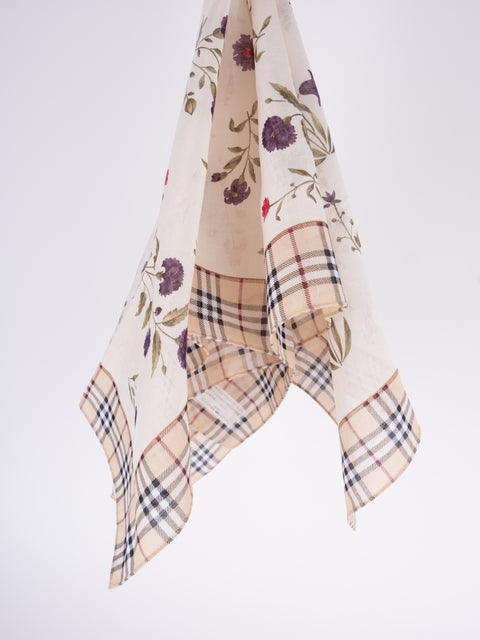 Burberry Vintage Cotton Scarf