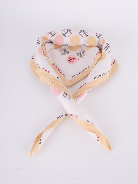 Burberry Vintage Cotton Scarf