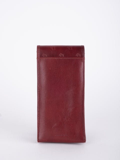 Cartier Vintage Burgundy Leather Case