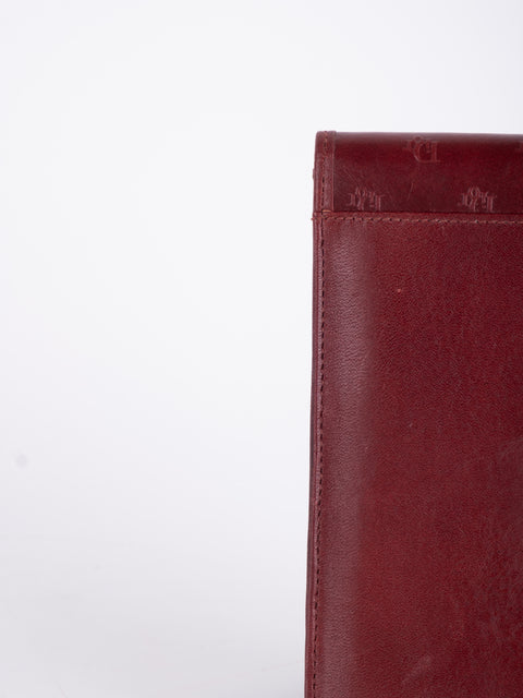Cartier Vintage Burgundy Leather Case
