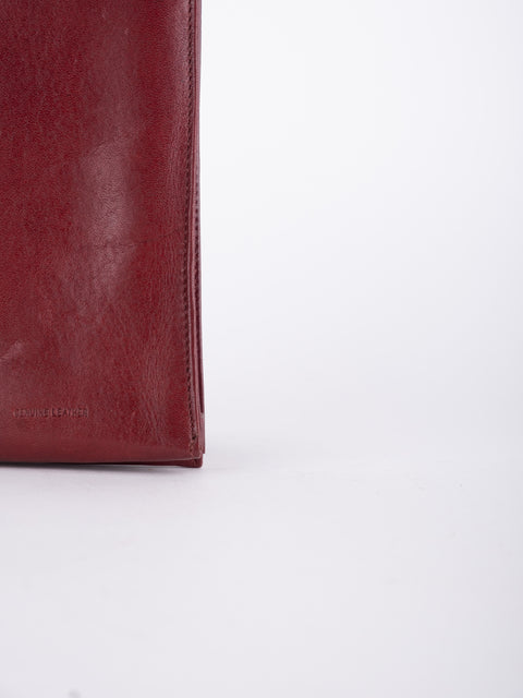 Cartier Vintage Burgundy Leather Case