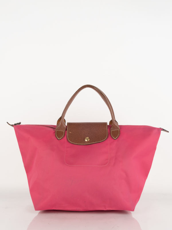 Longchamp Le Pliage Fuchsia Large Tote