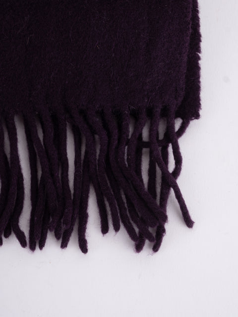 Givenchy Vintage Burgundy Cashmere Scarf