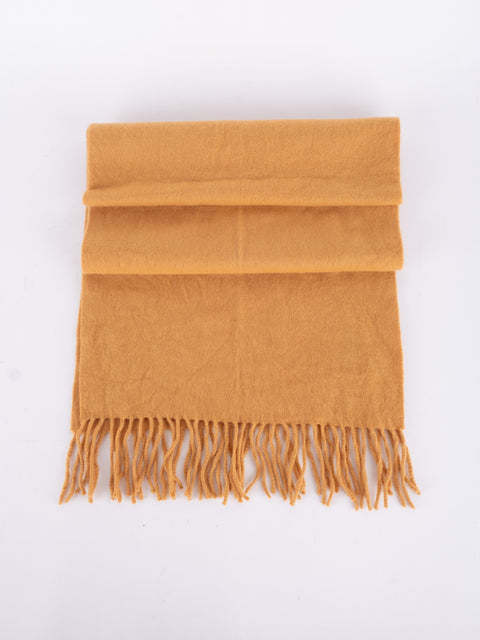 Elegance Paris Vintage Mustard Yellow Scarf