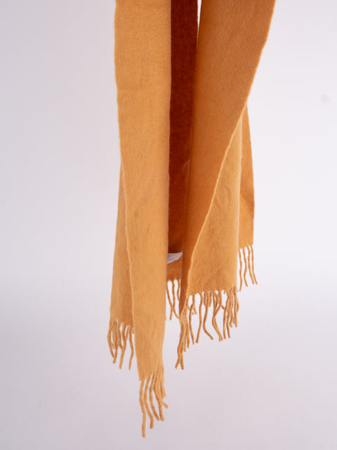 Elegance Paris Vintage Mustard Yellow Scarf