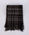 Aquascutum Vintage Dark Plaid Scarf