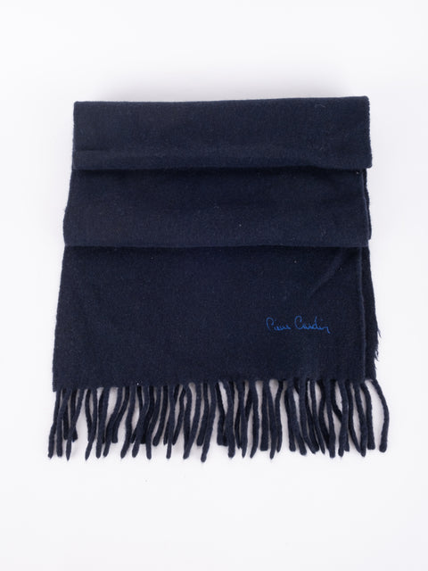 Paul Smith Vintage Navy Cashmere Scarf