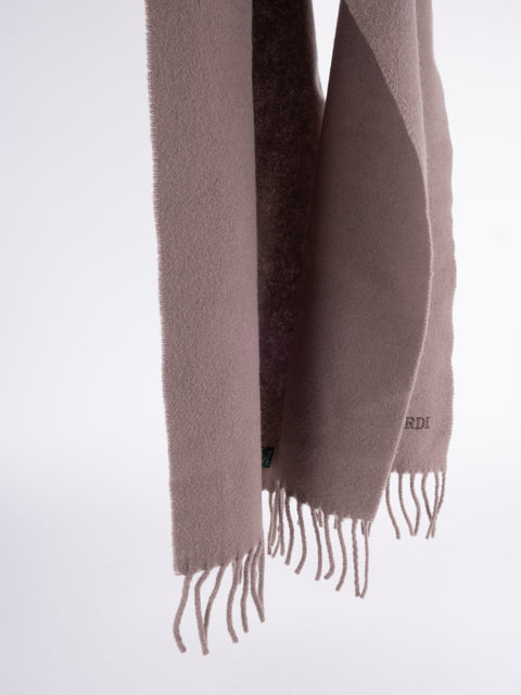 Trussardi Vintage Taupe Lambswool Scarf