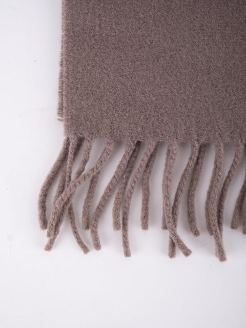 Trussardi Vintage Taupe Lambswool Scarf