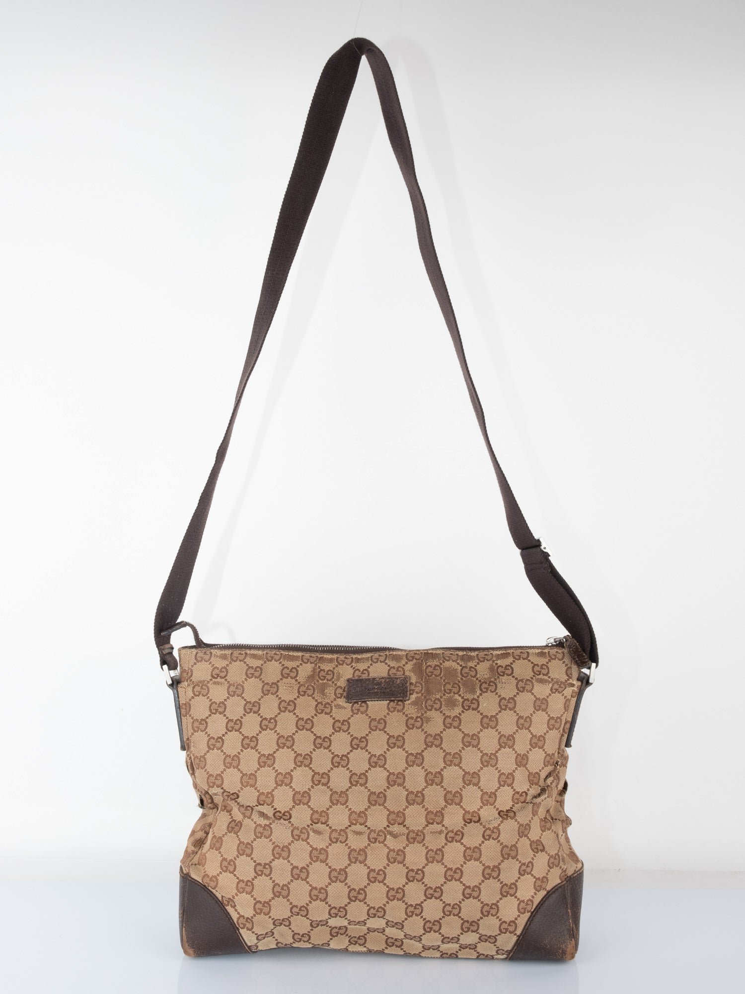 Gucci Vintage Monogram Crossbody Bag
