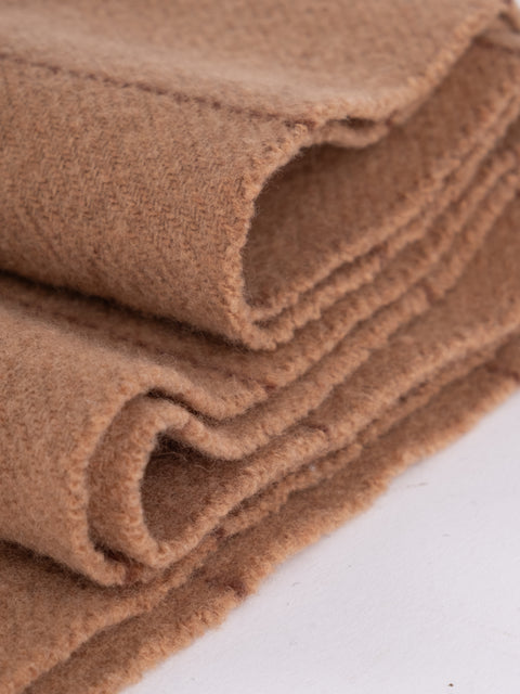 Polo Ralph Lauren Vintage Camel Merino Wool Scarf