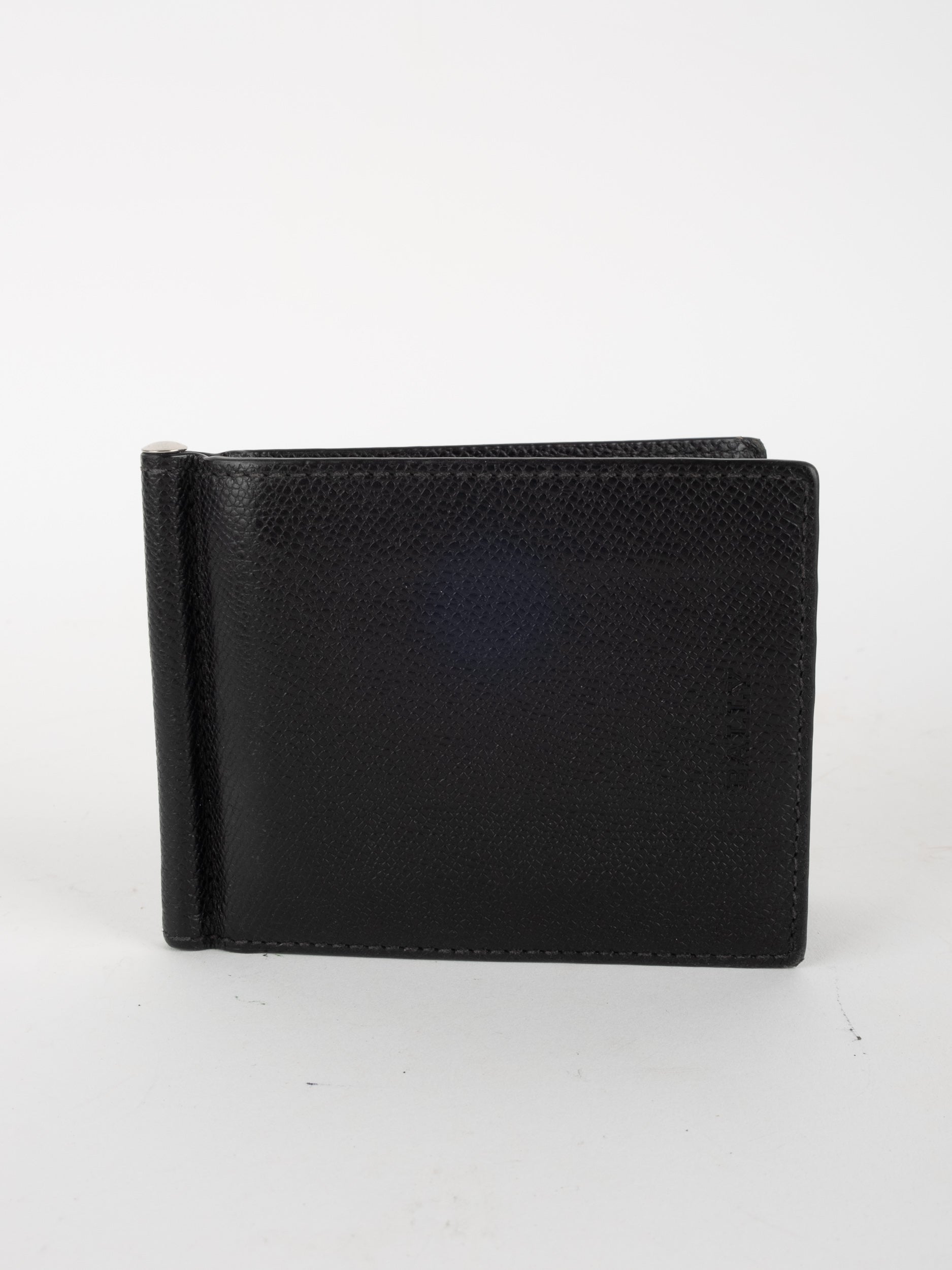 Bally Leather Wallet Black Classic Compact