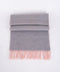 Courrèges Vintage Grey and Pink Scarf