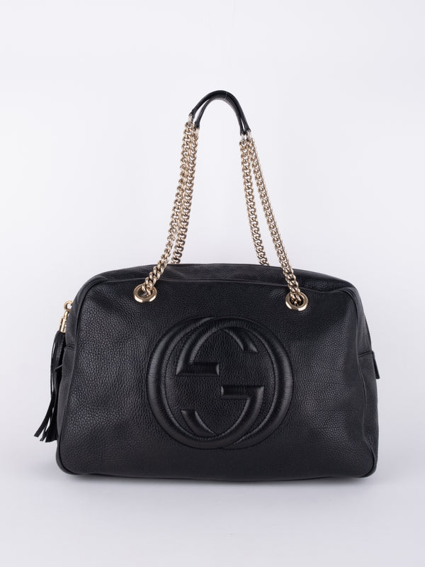 GUCCI Soho Medium Chain Shoulder Bag